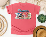 Farmer Dad Grey 2 graphic tee in Watermelon