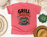 Grill Master Dad Brown graphic tee in Watermelon
