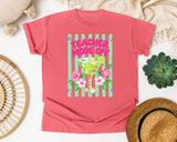 Teacher Mode Off Margarita graphic tee in Watermelon