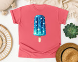 Blue Star Popsicle graphic tee in Watermelon