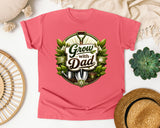 Grow With Dad graphic tee in Watermelon
