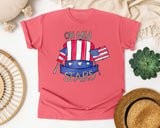 Oh My Stars Grey graphic tee in Watermelon