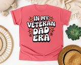 In My Veteran Dad Era graphic tee in Watermelon