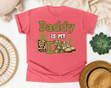 Daddy Is My Hero Brown graphic tee in Watermelon