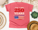 250 Years American Freedom graphic tee in Watermelon