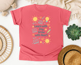 Learn With Joy Grow With Heart graphic tee in Watermelon