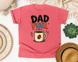 Dad Fuel Black graphic tee in Watermelon