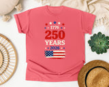 250 Years 2026 Red 2 graphic tee in Watermelon