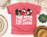 Dad The Man The Myth The Legend White graphic tee in Watermelon