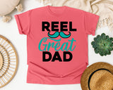 Reel Great Dad graphic tee in Watermelon