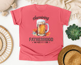 Surviving Fatherhood One Beer At A Time Brown 2 graphic tee in Watermelon