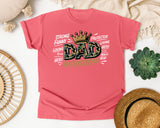 Dad Hardworking Strong Funny Loving Protector graphic tee in Watermelon