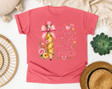 Hello First Grade Pencil graphic tee in Watermelon