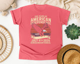 250 Years Of American Independence graphic tee in Watermelon