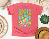 School Is Out Seas The Day graphic tee in Watermelon