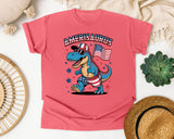 Amerisaurus graphic tee in Watermelon