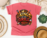 King Of The Grill graphic tee in Watermelon