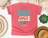 Dad Joke Loading Teal 2 graphic tee in Watermelon