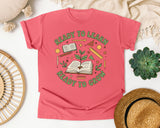 Ready To Learn Ready To Grow Book graphic tee in Watermelon
