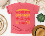 World's Greatest Dad Red graphic tee in Watermelon