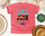 Dad Joke Loading Teal 3 graphic tee in Watermelon