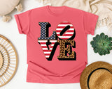 Love graphic tee in Watermelon