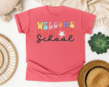 Welcome Back To School Retro graphic tee in Watermelon