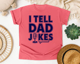 I Tell Dad Jokes graphic tee in Watermelon