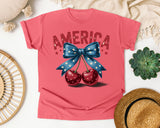 America Red 2 graphic tee in Watermelon