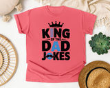 King Of The Dad Jokes graphic tee in Watermelon