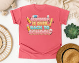 Summer Is Over Back To School Pencils graphic tee in Watermelon