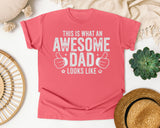 This Is What An Awesome Dad Looks Like Classic graphic tee in Watermelon
