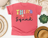 Third Grade Squad graphic tee in Watermelon