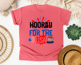 Hooray For The USA graphic tee in Watermelon