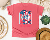 Salty And Free graphic tee in Watermelon