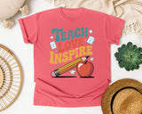 Teach Love Inspire Orange graphic tee in Watermelon