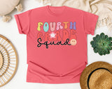 Fourth Grade Squad graphic tee in Watermelon