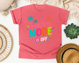 Teacher Mode Off graphic tee in Watermelon