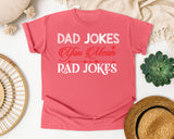 Dad Jokes You Mean Rad Jokes White 3 graphic tee in Watermelon
