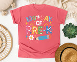 100th Day Of Pre-K graphic tee in Watermelon