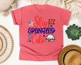 Star Spangled Cutie Red graphic tee in Watermelon