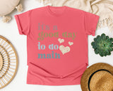 Its A Good Day To Do Math graphic tee in Watermelon