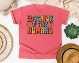Educator Of Tiny Humans Grey graphic tee in Watermelon