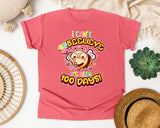 I Cant Beelieve Its Been 100 Days Bee graphic tee in Watermelon