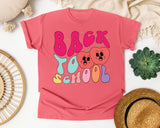 Back To School Hearts graphic tee in Watermelon