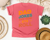 Dad Jokes Are How Eye Roll graphic tee in Watermelon