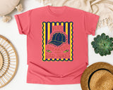 Hat Sneakers And Dad Jokes graphic tee in Watermelon