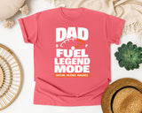 Dad Fuel Legend Mode White graphic tee in Watermelon