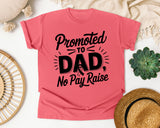 Promoted To Dad No Pay Raise graphic tee in Watermelon