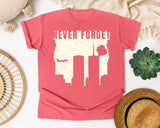 Never Forget White 3 graphic tee in Watermelon
